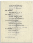Moe Howard's 11pp. Script for ''The New Three Stooges'' Episode ''Goldibear and the Three Stooges'', Circa 1965 -- Annotated by Moe With His Signatures -- 8.5'' x 11'' Loose Pages, Near Fine